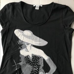 [White House Black Market] - Scoop Neck Shirt